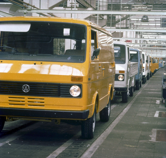 Produktion des VW LT