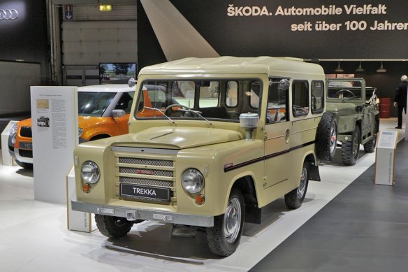 Škoda TREKKA auf einer Messe