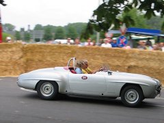 Mercedes Benz 190 SL bei den Schloss Dyck Classic Days