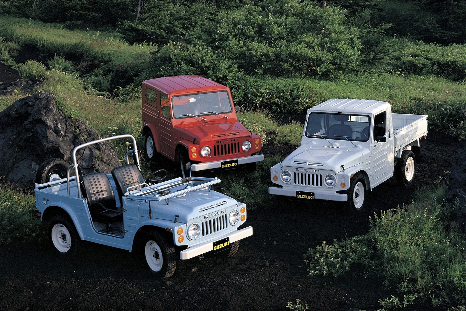 Mit dem Suzuki LJ80 wurde aus dem Geländegänger eine Modellreihe. (Foto: Suzuki)