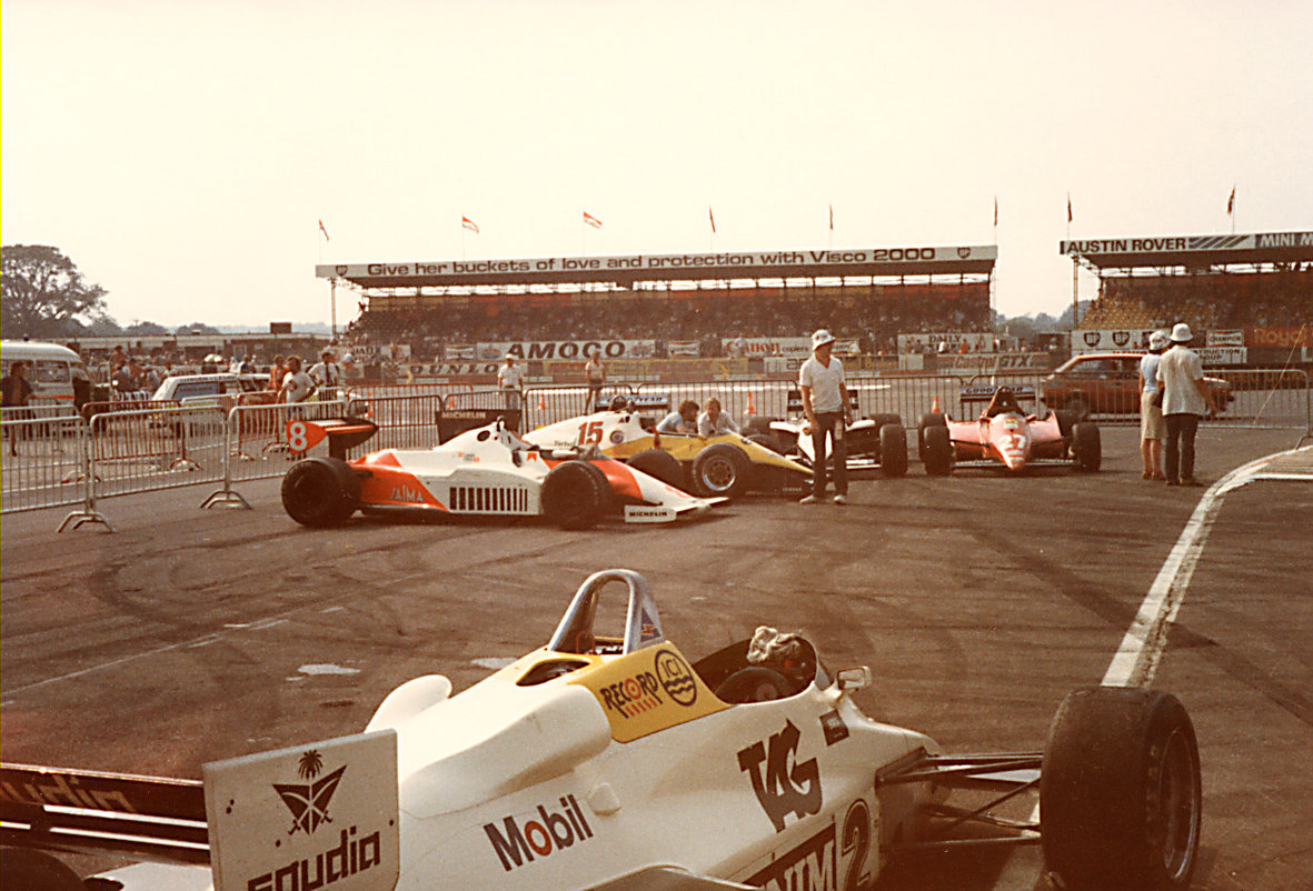 Parc ferme - SIlverstone 1983 British Grand Prix