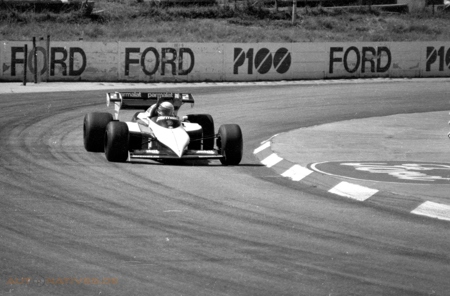 Teo Fabi im Brabham BT53 beim Großen Preis von Südafrika 1984.