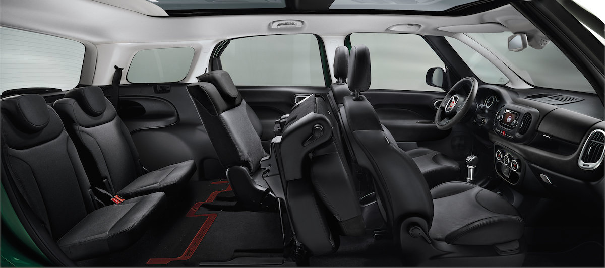Innenraum des Fiat 500L Living