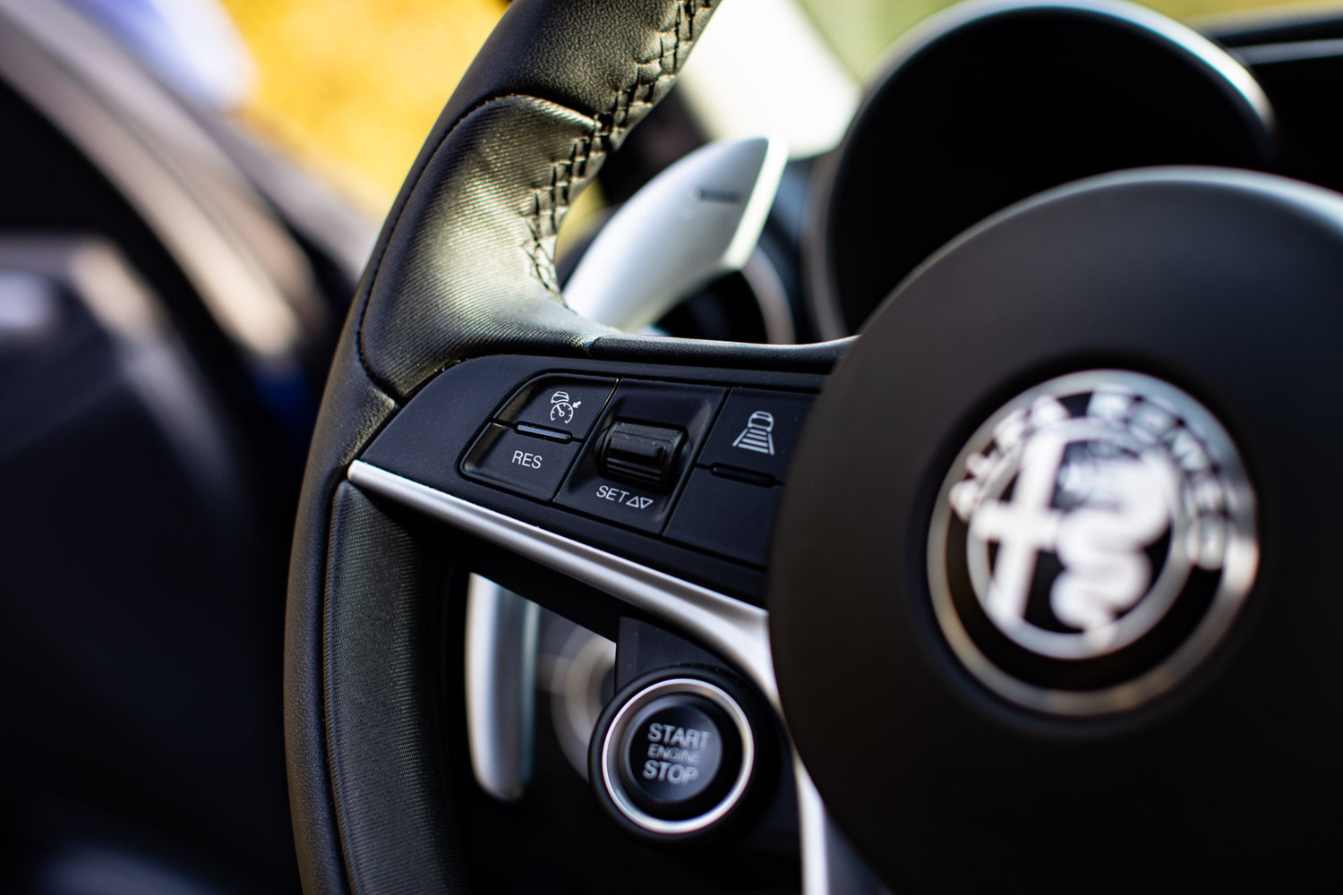 Lenkrad der Alfa Romeo Giulia 2.2 Multijet AT8 Q4