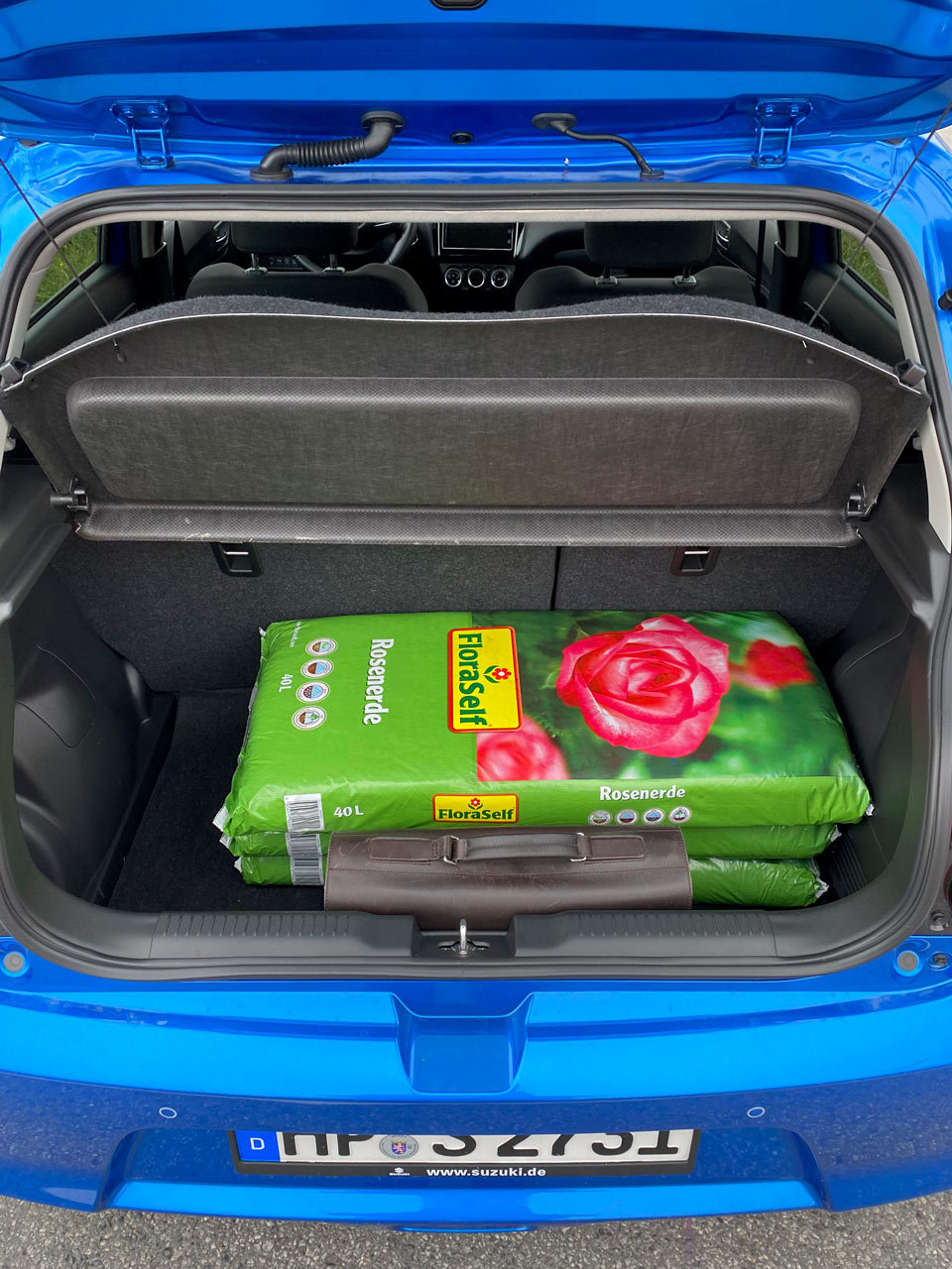 Kofferraum im Suzuki Swift 1.2