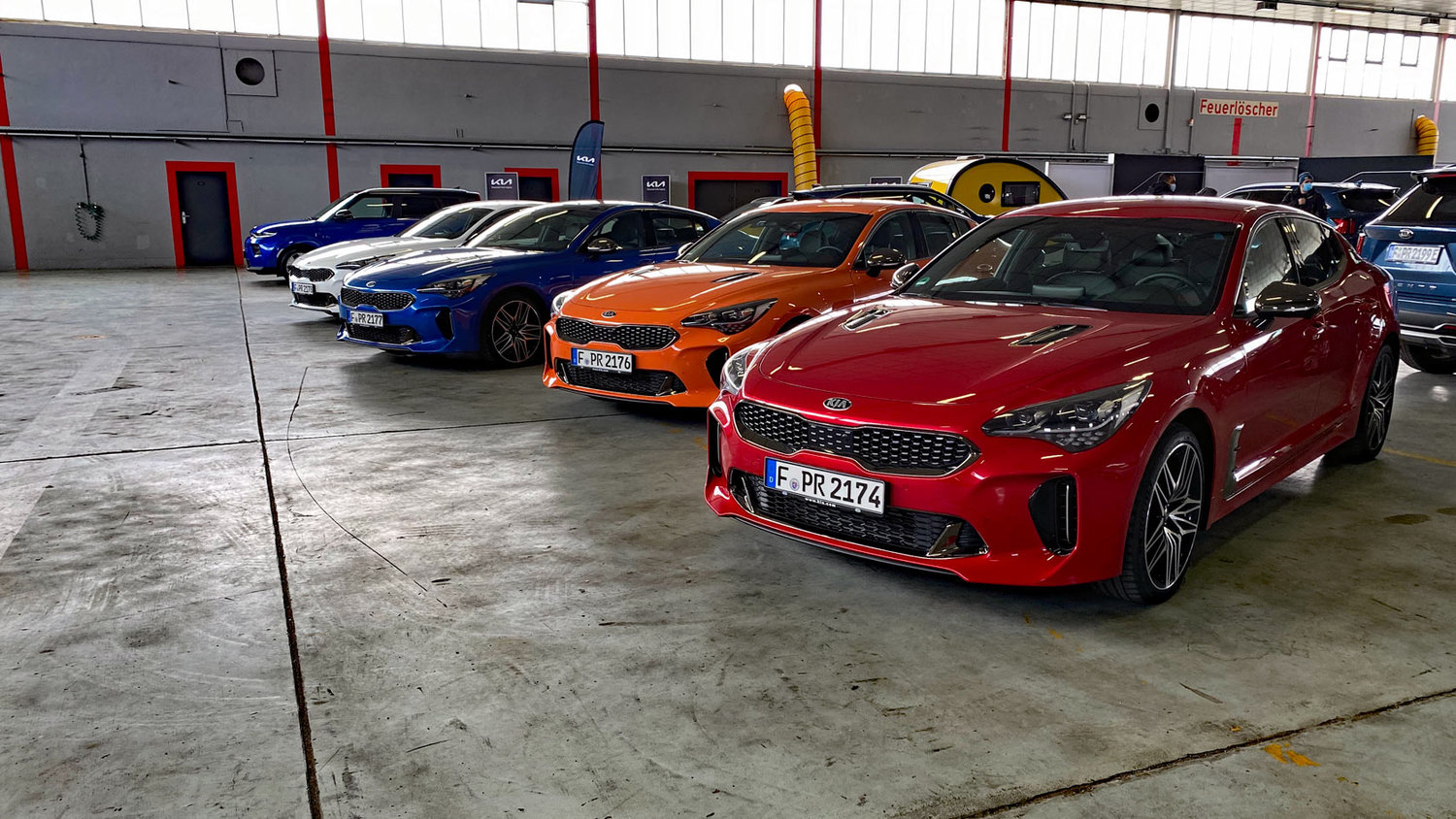 KIA Stinger beim KIA-Trackday