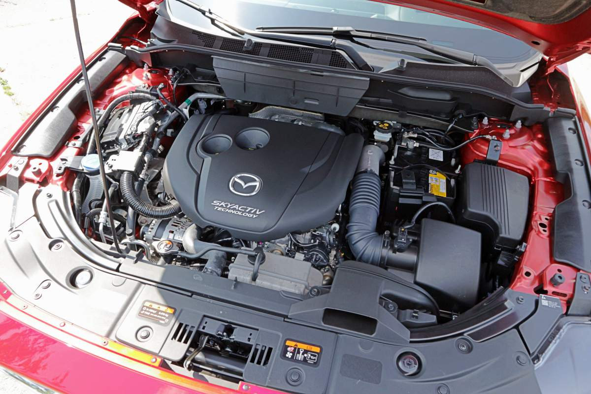 Mazda 2,5-Liter Vierzylinder Saugmotor im Mazda CX-5