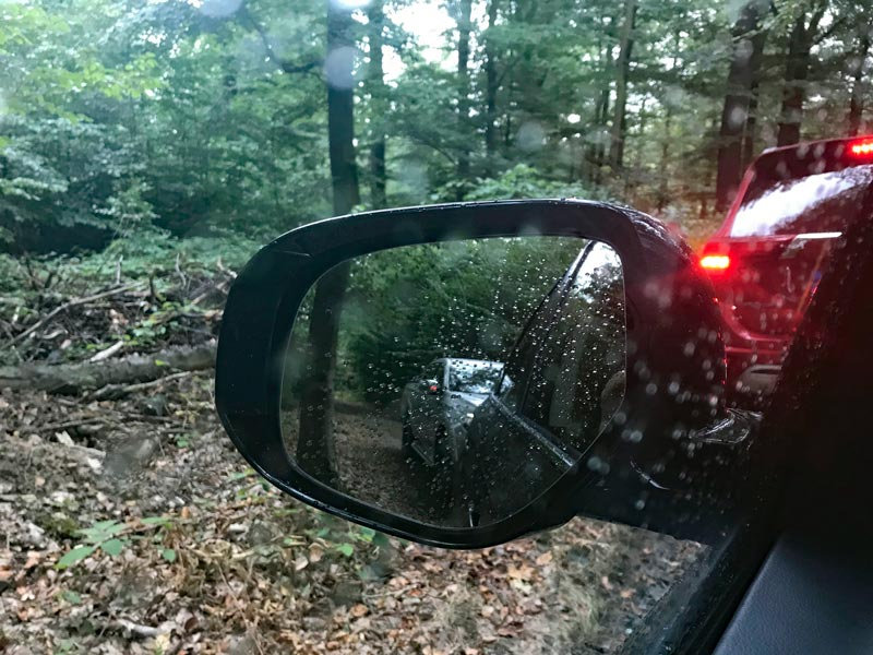 Der Rückspiegel des Mitsubishi Outlander Plug-in Hybrid (2019)