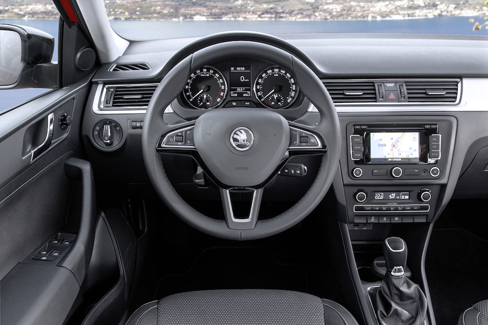 Innenraum im Škoda Rapid Spaceback 
