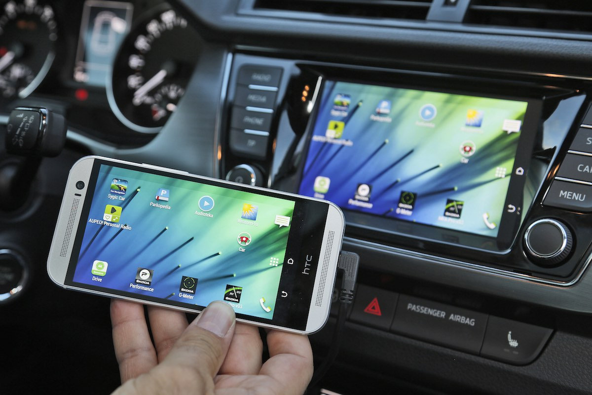 Navigation im Škoda Fabia 1,2 TSI mit 90 PS