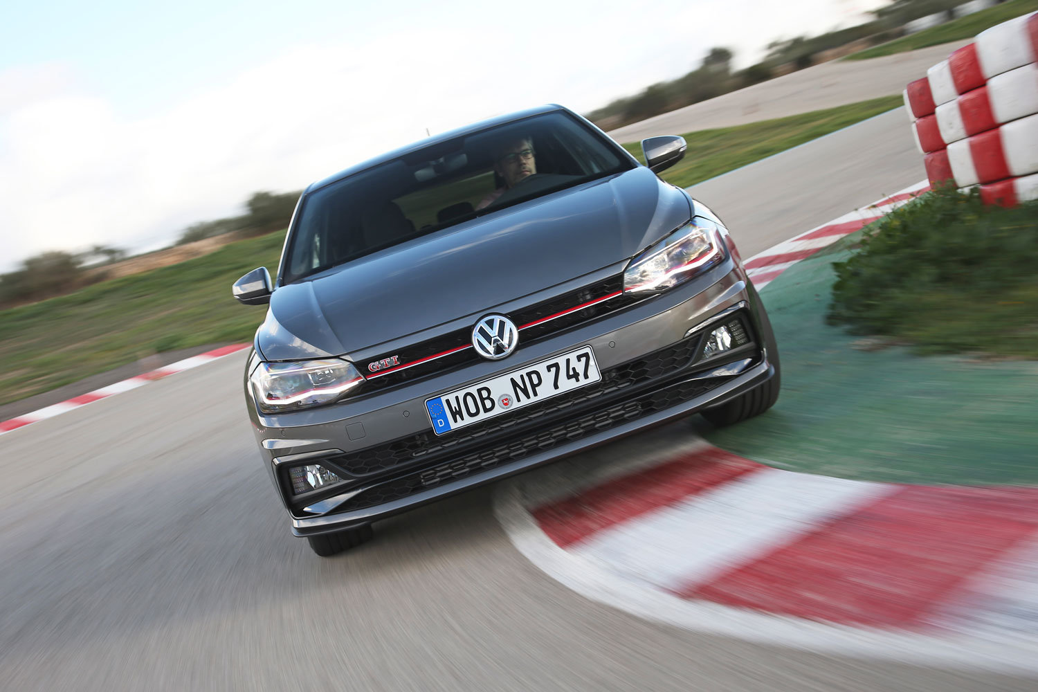 Tom mit dem im VW Polo GTI (2017) auf der Rennstrecke