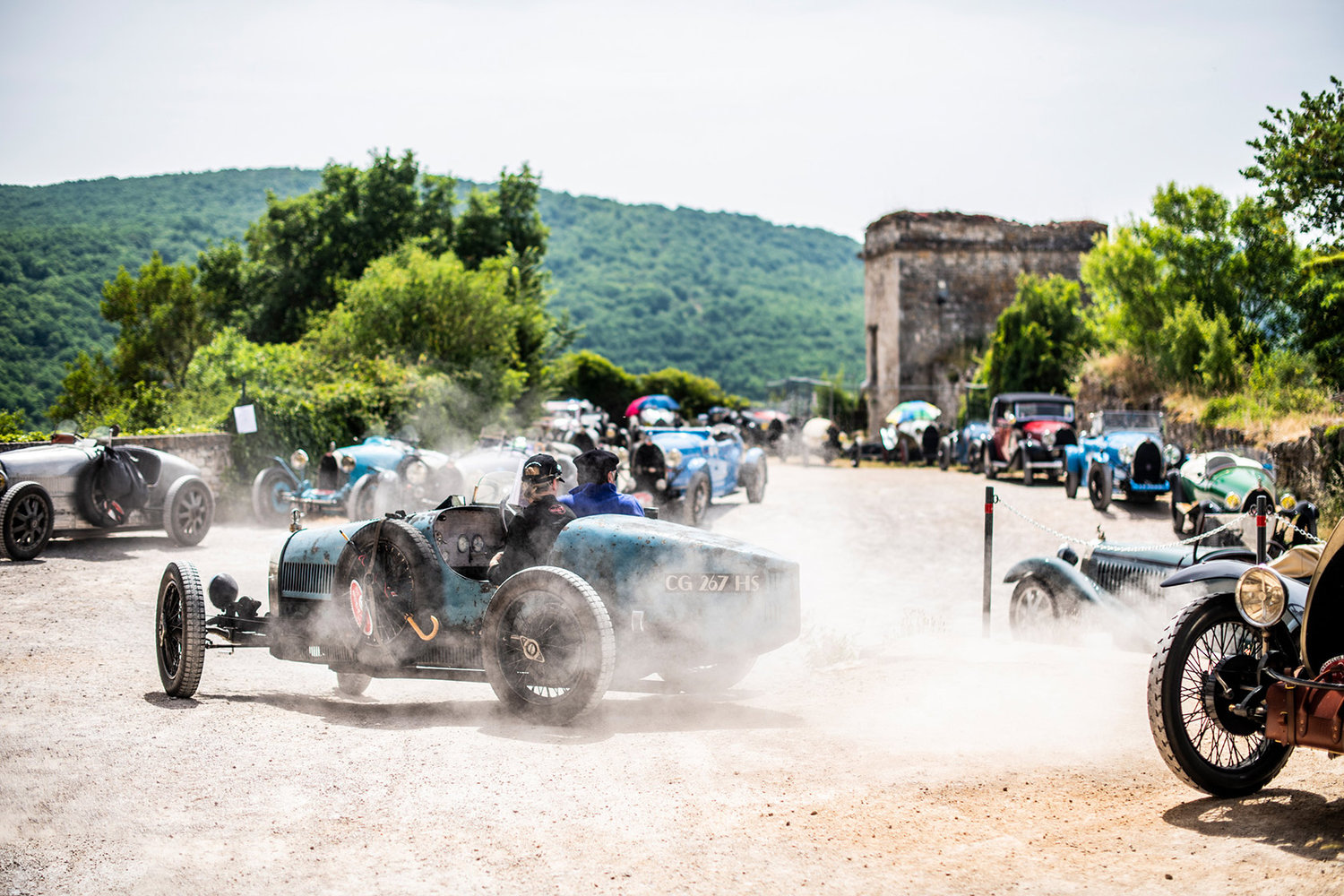 Zum Bugatti-Meeting 2022 gehörte eine 1.200 Kilometer lange Ausfahrt.