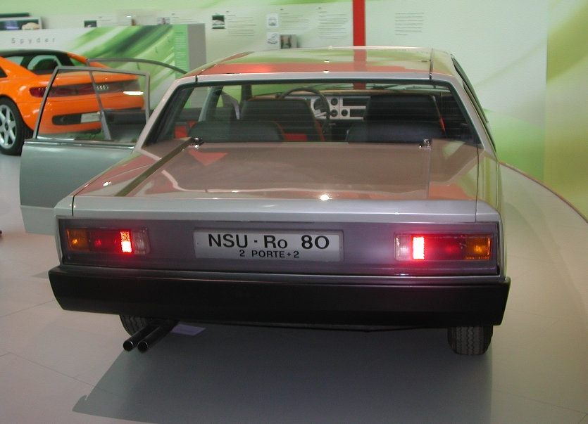 Heckansicht des NSU Ro 80 2 Porte +2