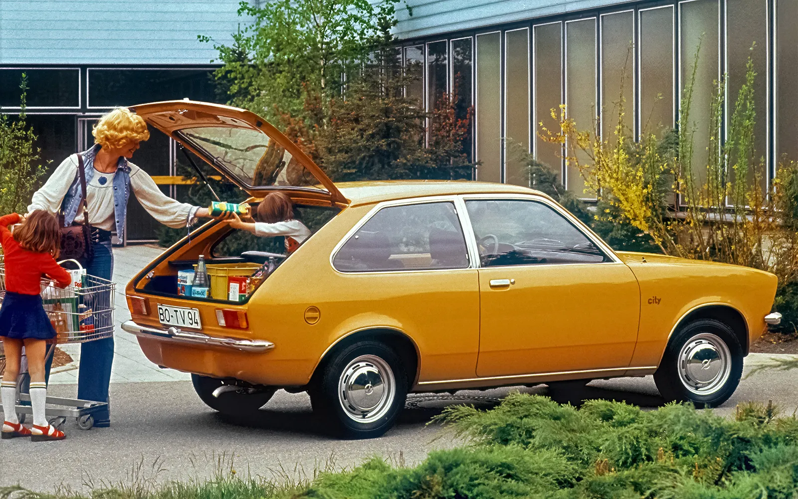 Werbefoto für den Opel Kadett City
