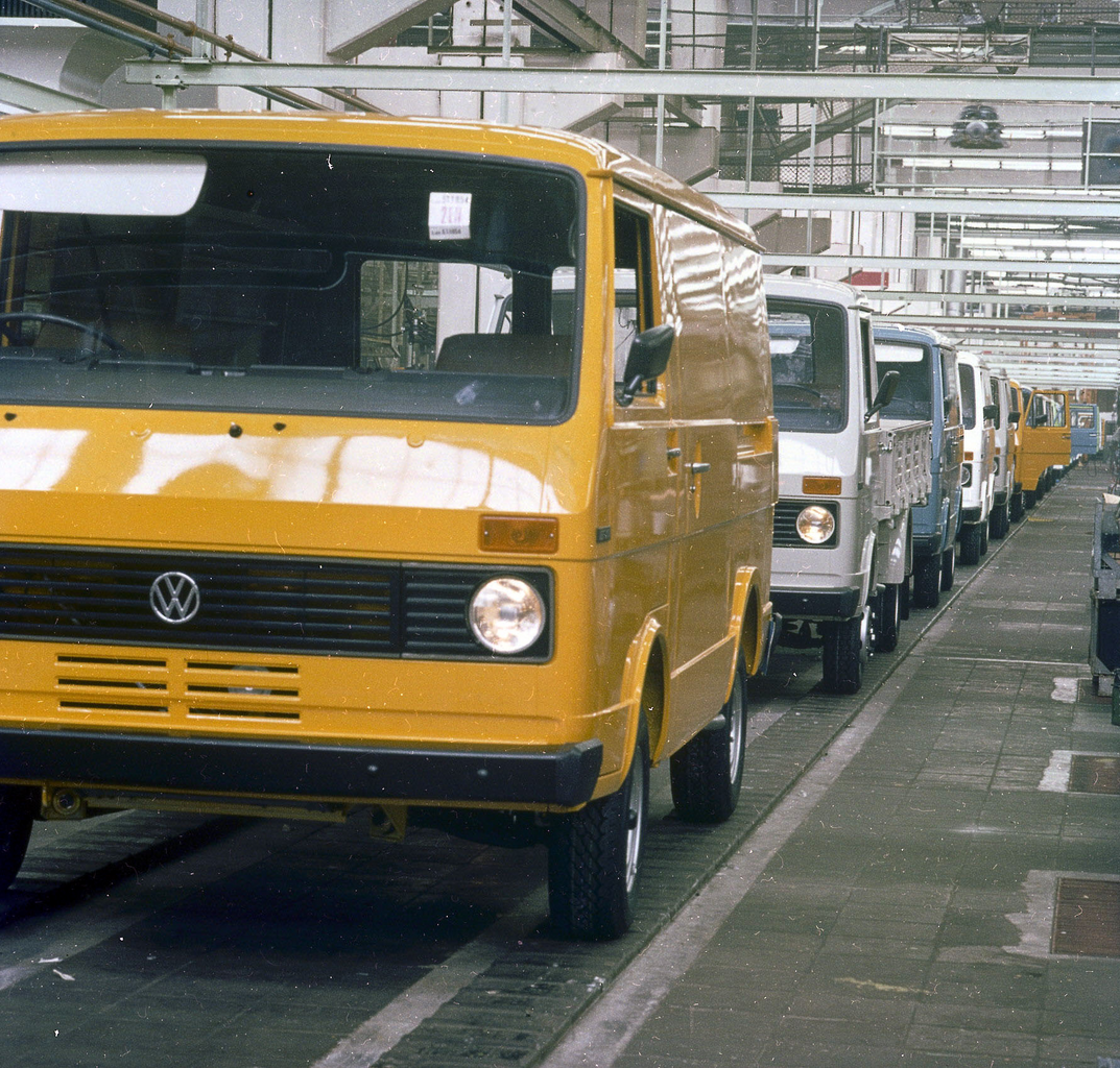 Produktion des VW LT