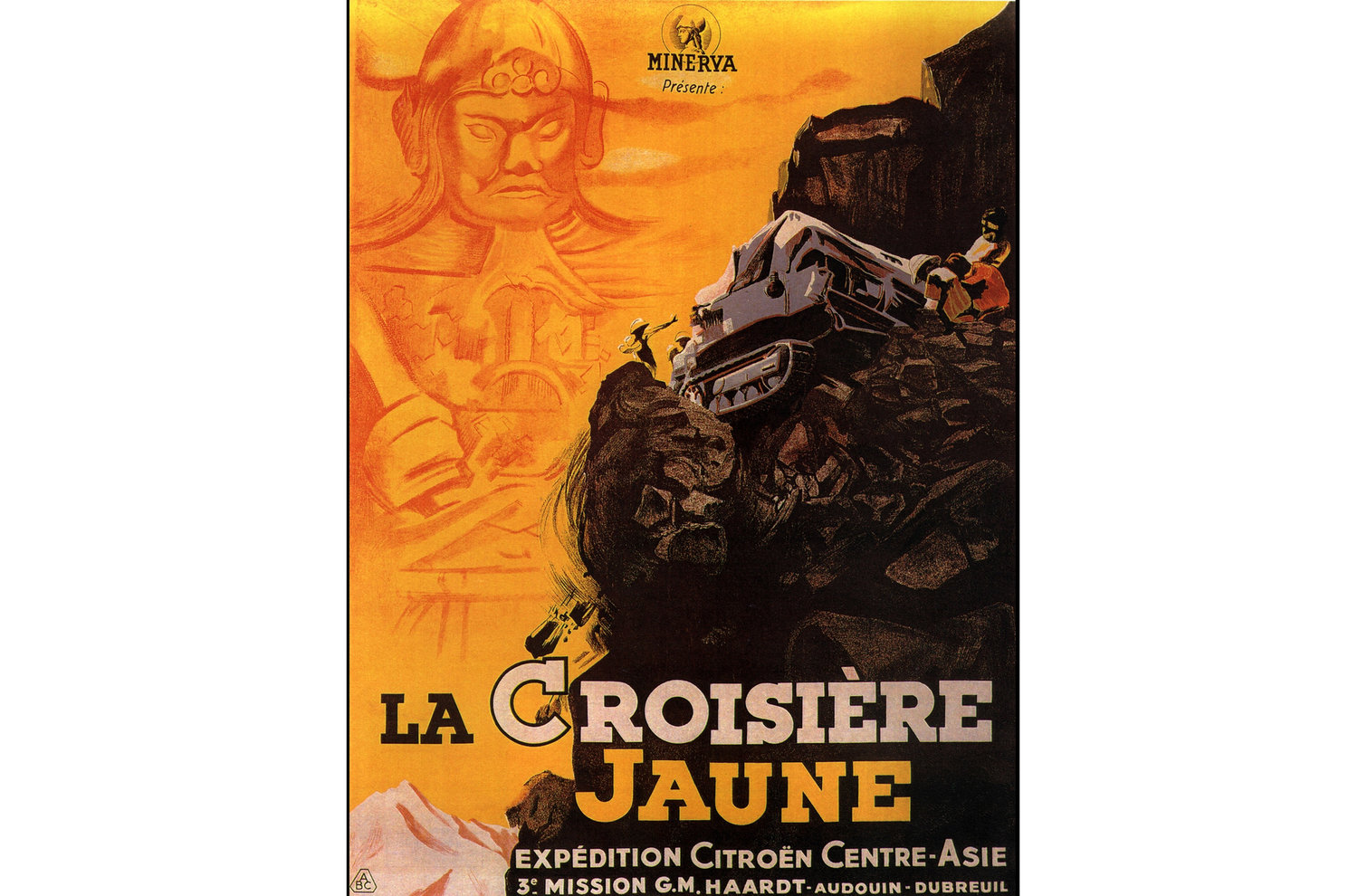 Werbeplakat zur „Croisière Jaune“