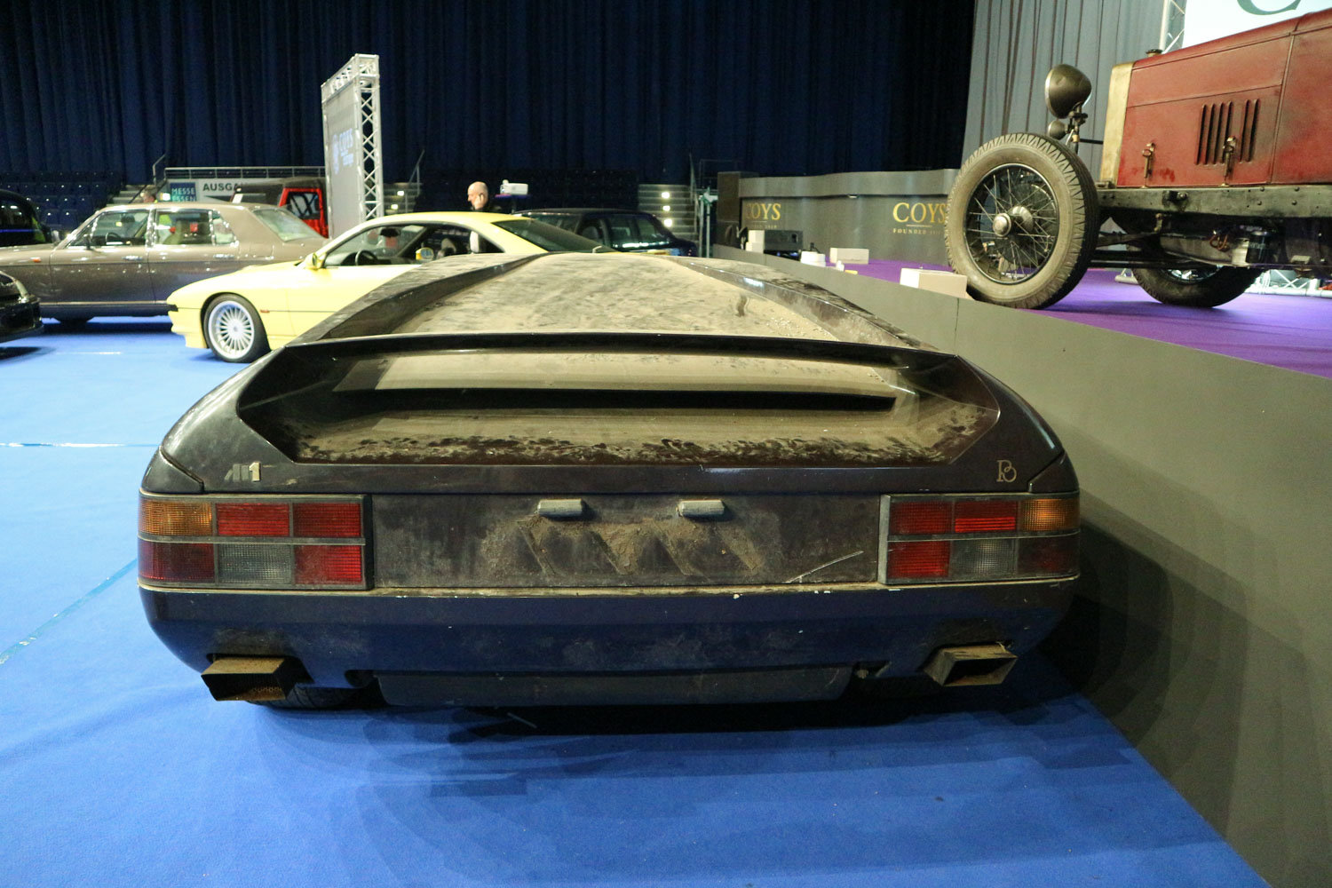 Die Heckpartie des Autogas-Rekord BMW M1 von Harald Ertl