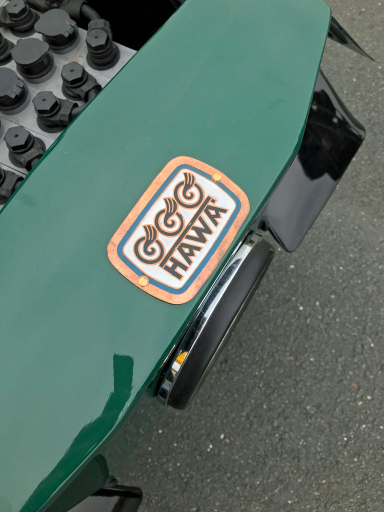 HAWA Elektromobil EM3 von 1921 - Firmenlogo
