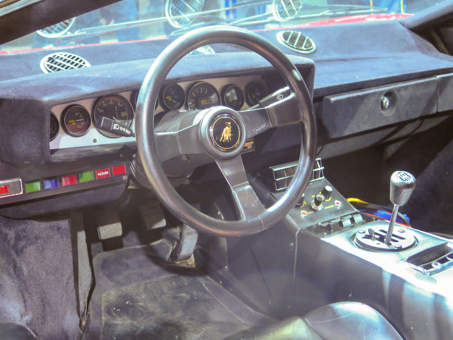 Innenraum des Lamborghini Countach