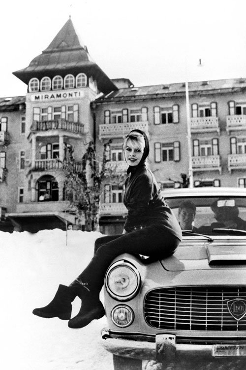 Lancia Flaminia & Brigitte Bardot