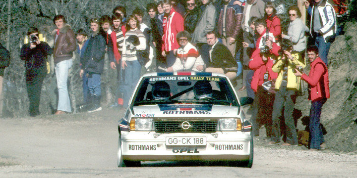 Walter Röhrl im Opel Ascona 400