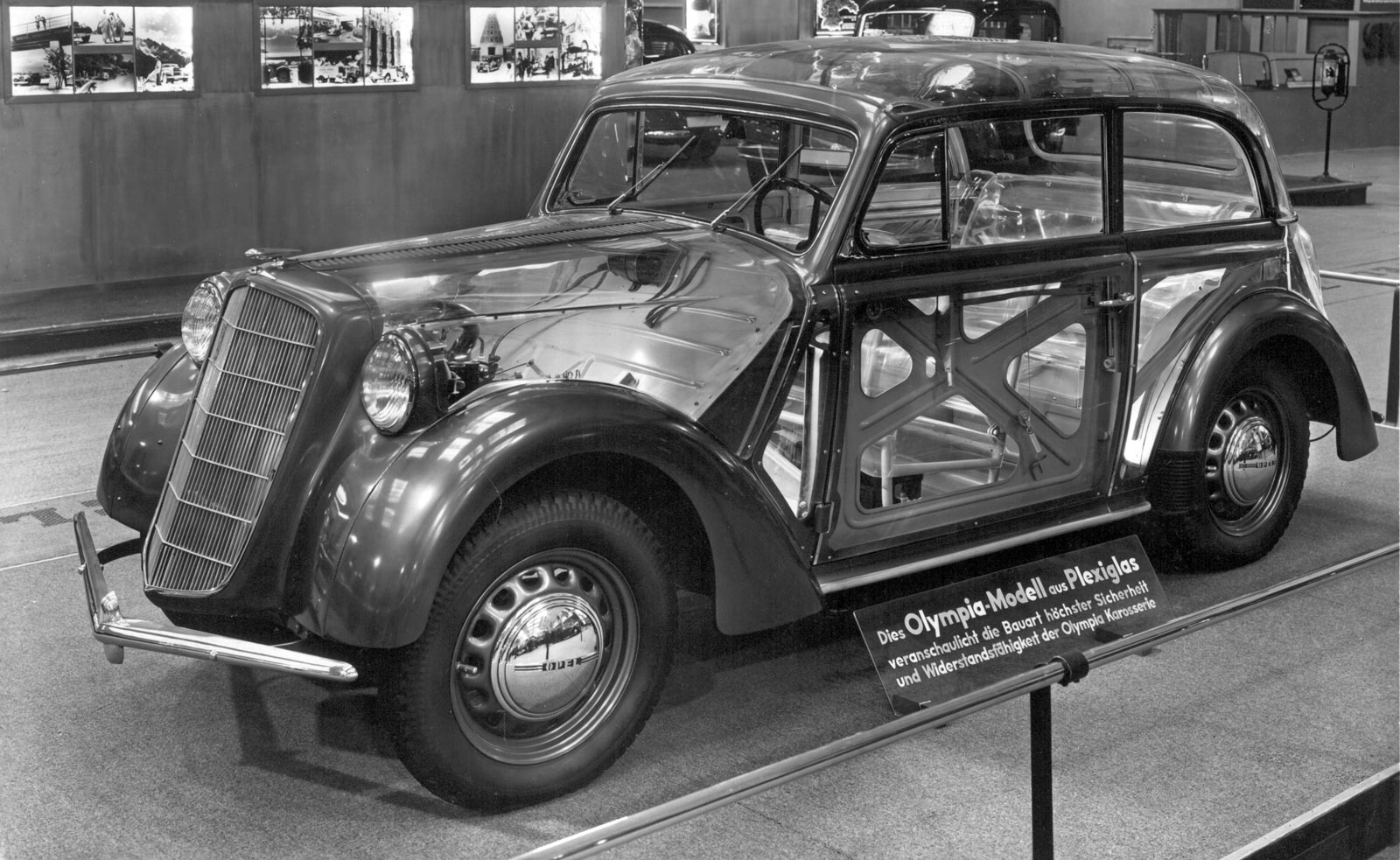 Opel Olympia als Schnittmodell