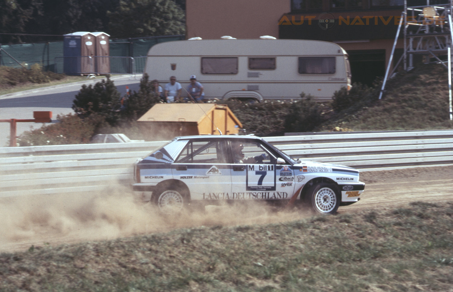 Roland Holzer im Lancia Delta bei der ADAC Formula Rallye.