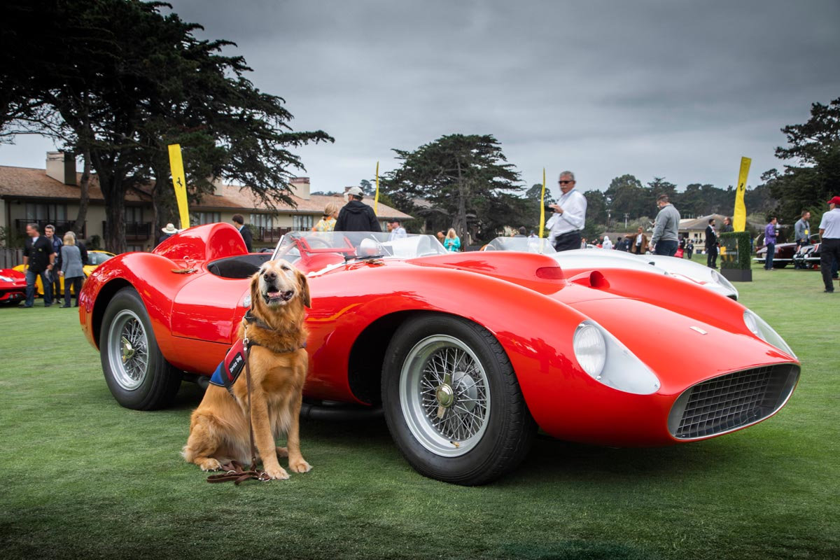 Ein Ferrari 335 S Spider Scaglietti, wie ihn 1957 auch Alfonso de Portago lenkte.