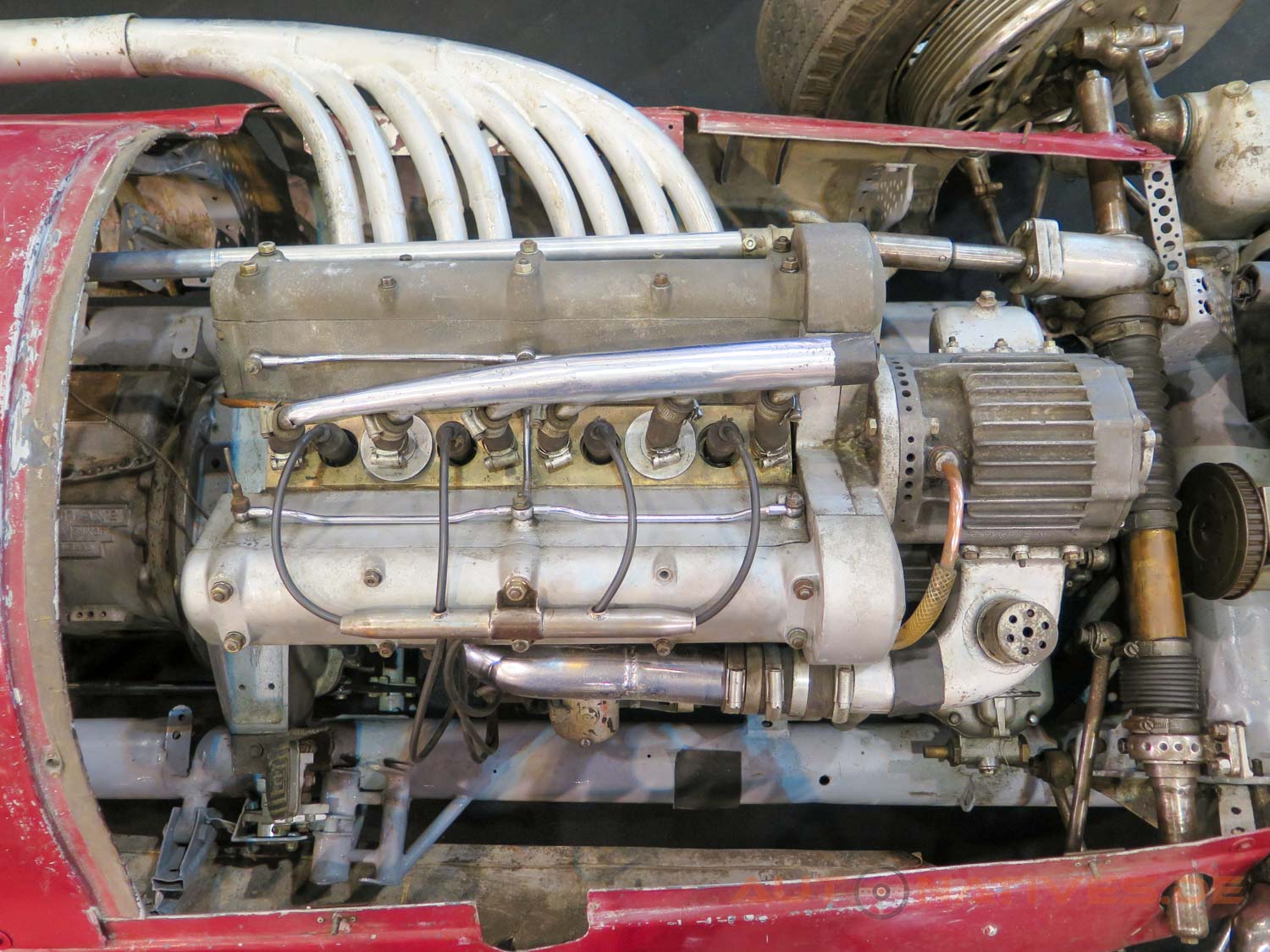Der Motor des Baird Griffon