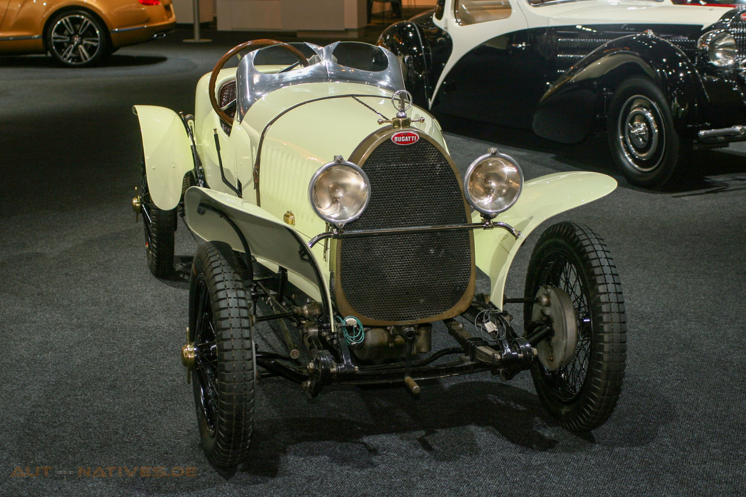 Bugatti Type 23 Brescia auf der Techno Classica 2012.