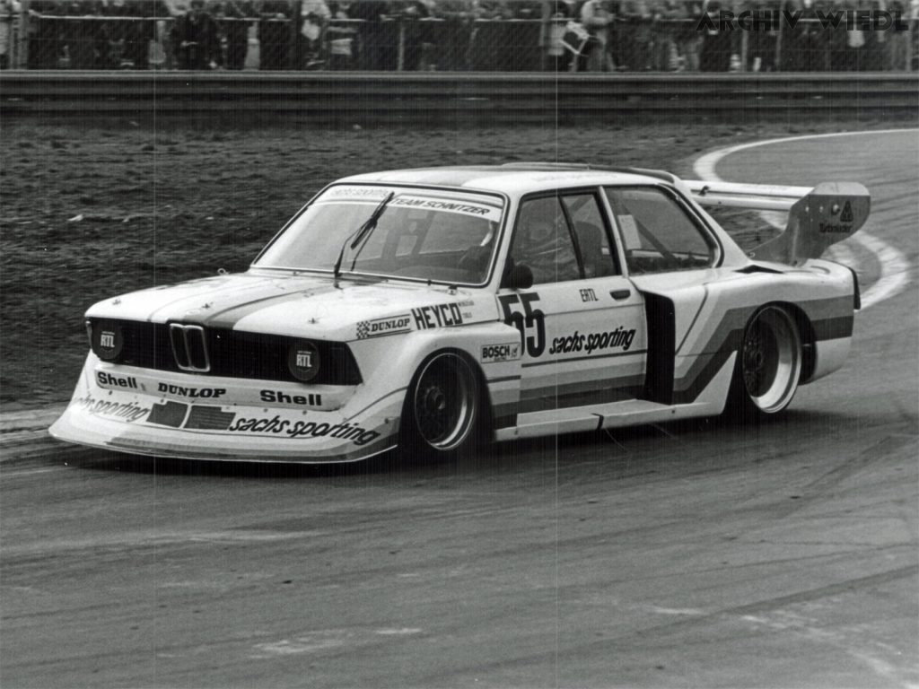 Harald Ertl im BMW 320 Turbo von Schnitzer