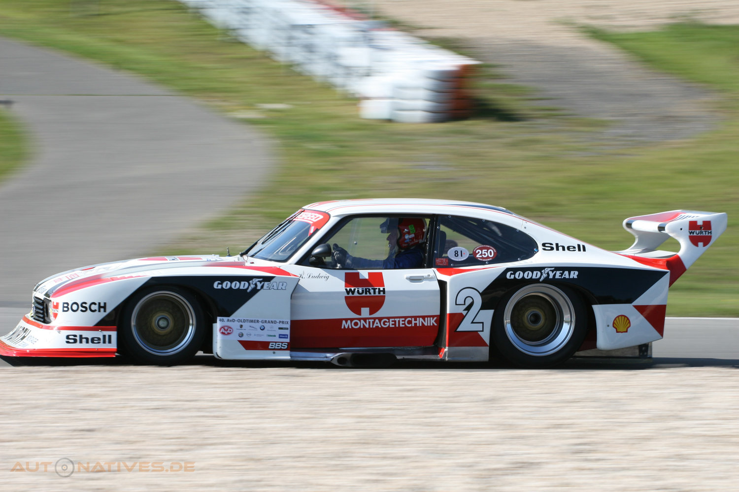 Zakspeed Ford Capri Gruppe 5 beim AvD Oldtimer Grand Prix.