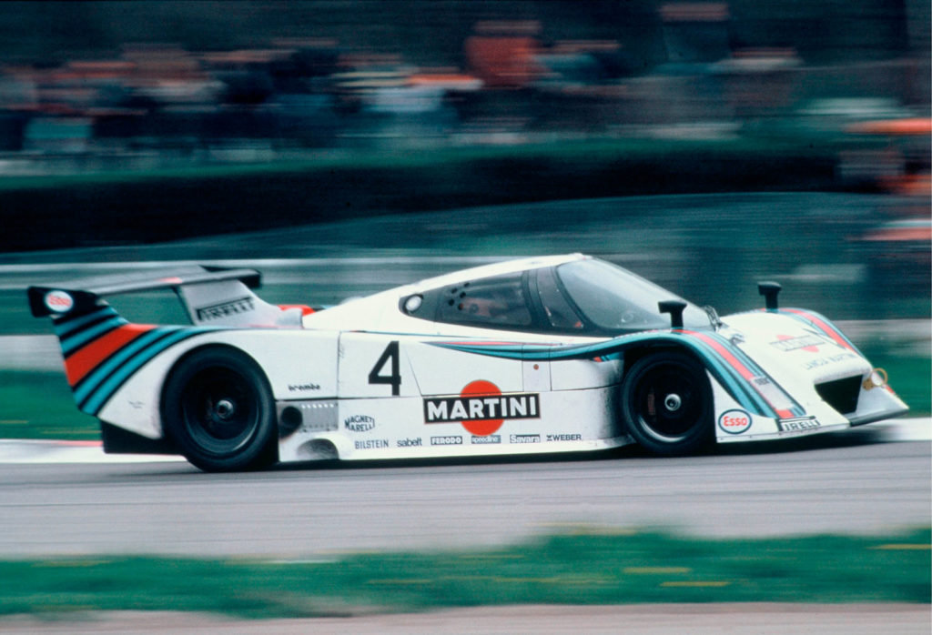 Michele Alboreto im Lancia LC2