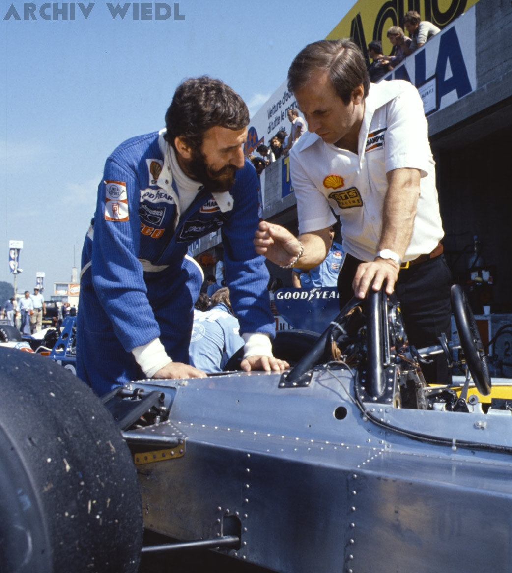 Harald Ertl und ATS-Teamchef Hans Günter Schmid