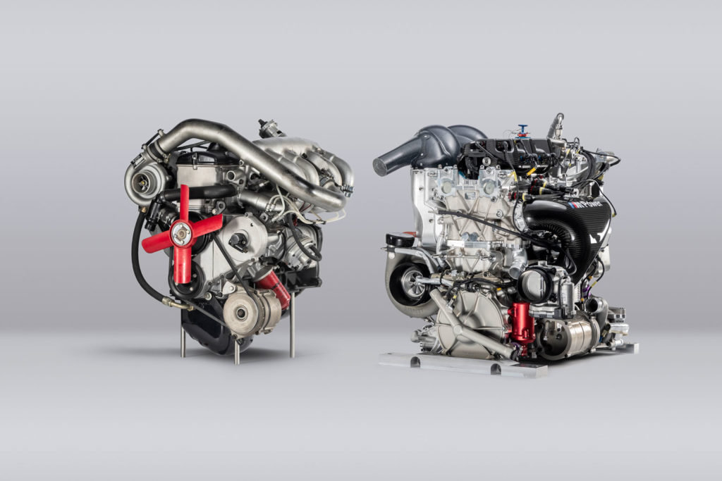 Der BMW M121 Turbo-Motor von 1969 im Vergleich zu seinem Ahnen von 2019