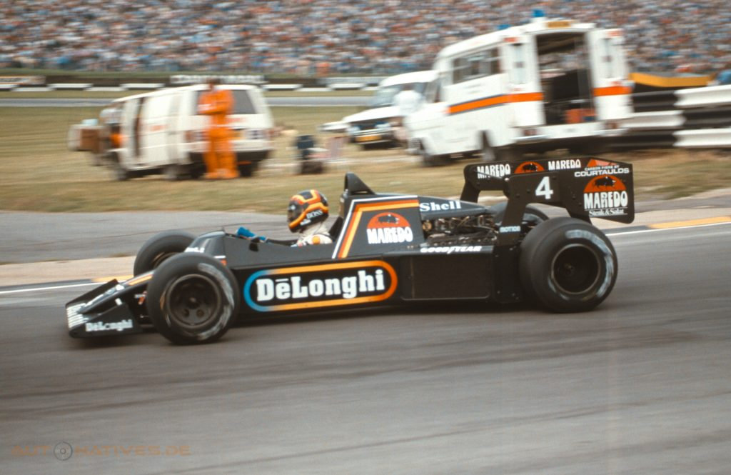 Stefan Bellof im Tyrrell stieg im März 1984 zum Grand Prix-Piloten auf.