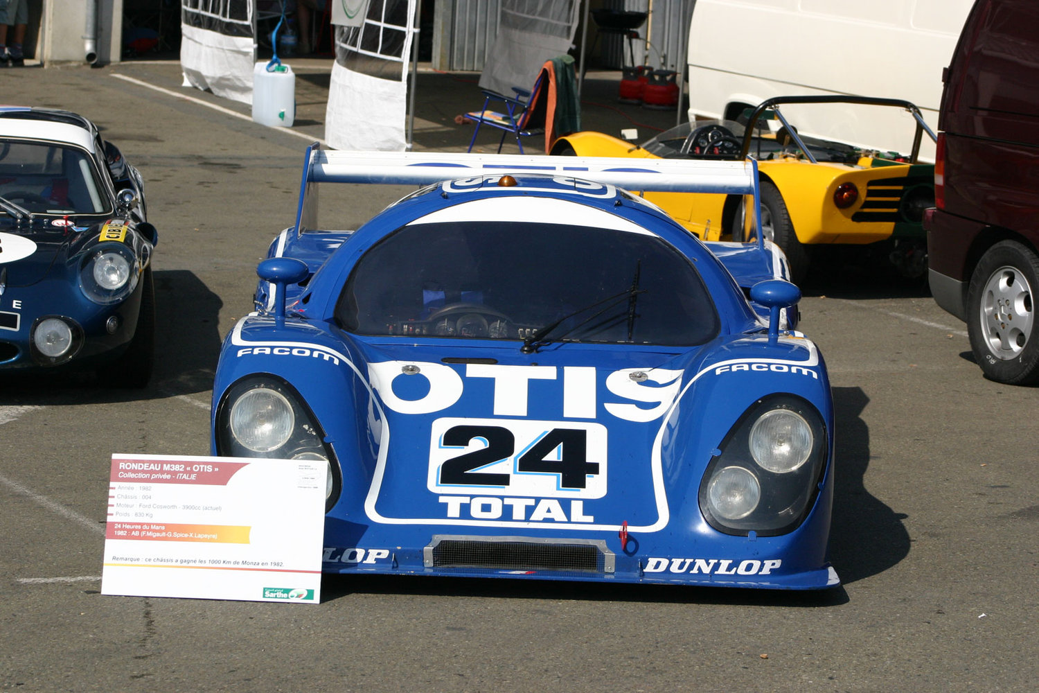 Rondeau M382, der im April 1982 die 1.000 Kilometer von Monza gewann.