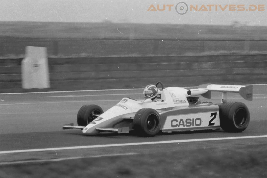 Jonathan Palmer im Ralt RH6/82 in Silverstone 1982, Im August 1983 sicherte sich Palmer den Titel des F2-Europameisters.