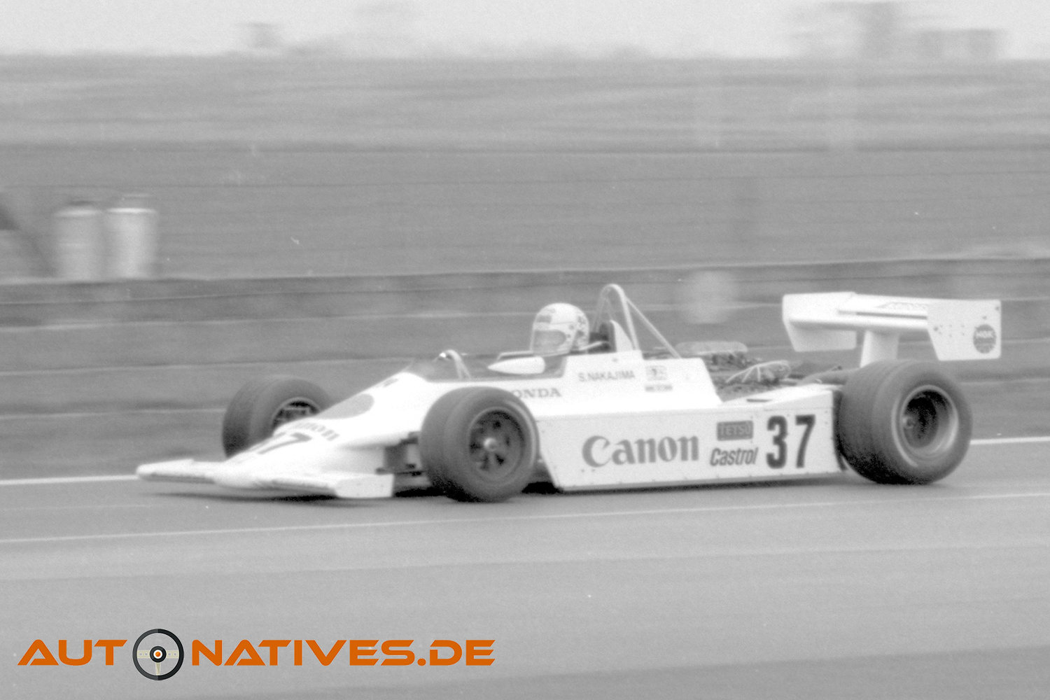 Satoru Nakajima, im März 1982 in Silverstone.