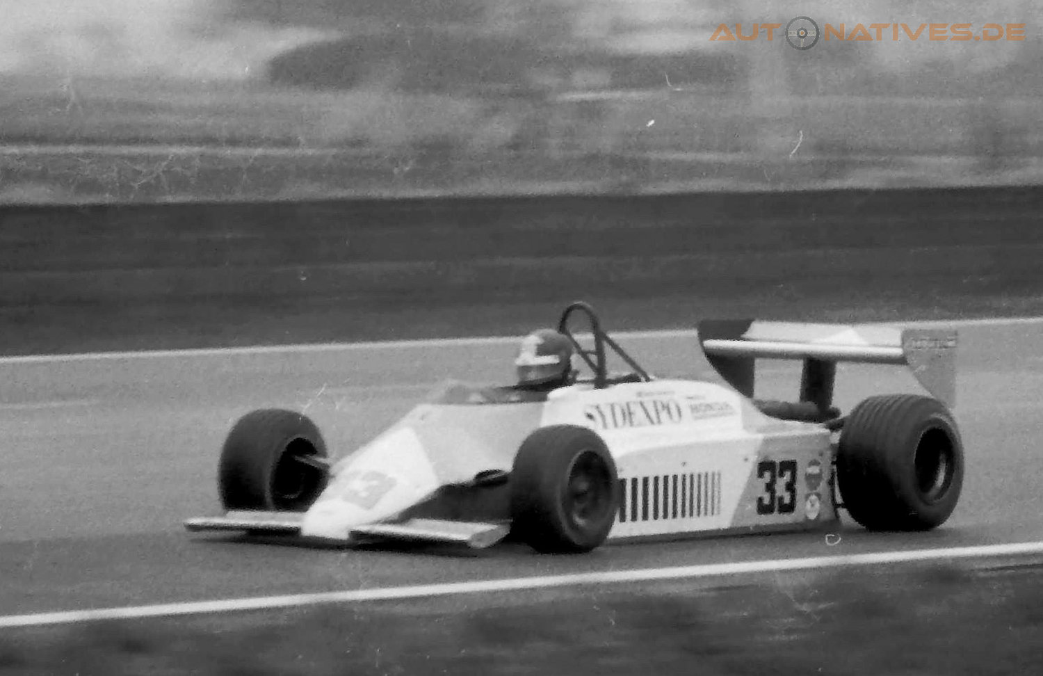 Stefan Johansson im Spirit 201 mit Honda V6 Motor