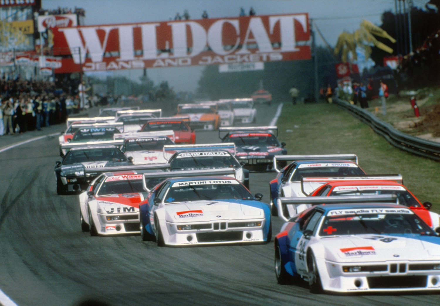 Start zum BMW M1 Procar-Serie-Rennen in Zolder