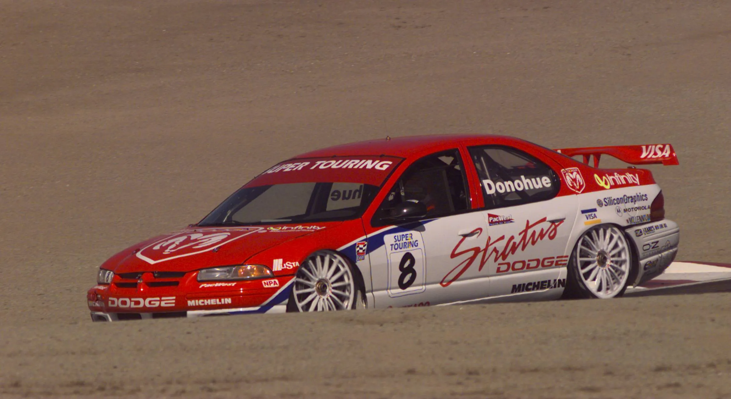 David Donohue 1997 im Dodge Stratus